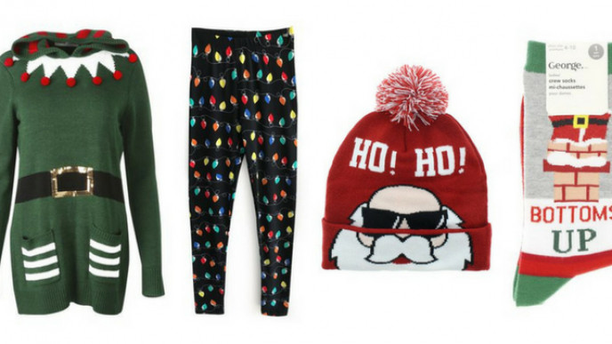 Christmas Tees, Sweaters & Accessories from $3.97