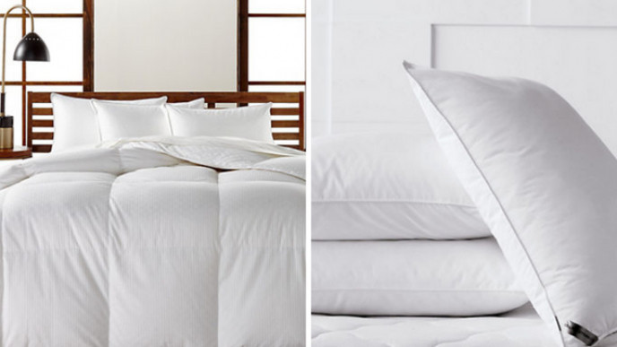 Up to 70% off Duvets & Pillows @ The Bay