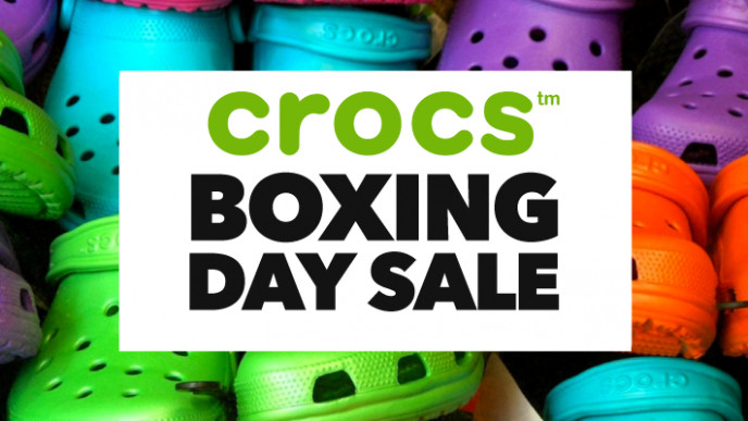 Crocs Boxing Day 2017