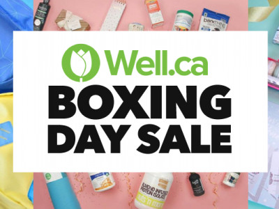 Well.ca: Up to 75% Off 1500+ Products for Boxing Day 