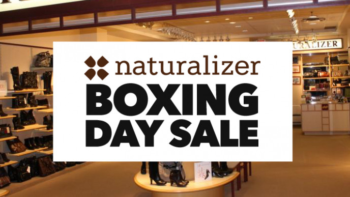 Naturalizer Boxing Day Sale 2017