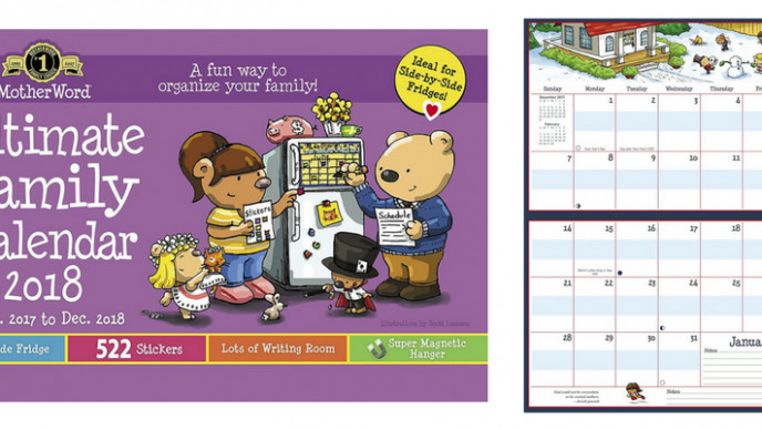 MotherWord Mom's Ultimate Calendar 2018 $10.99