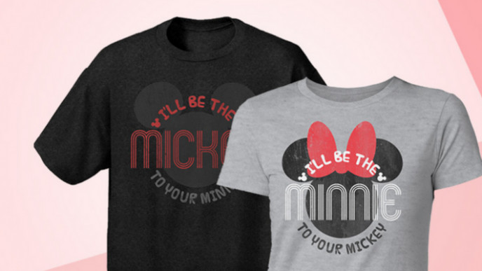 Disney Valentine's Day T-Shirts 2 for $55.19