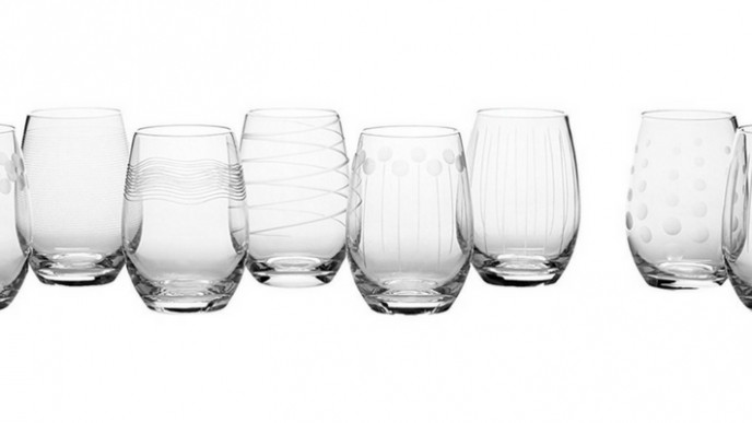 Mikasa Set of 8 Stemless Wine Glasses $29.99