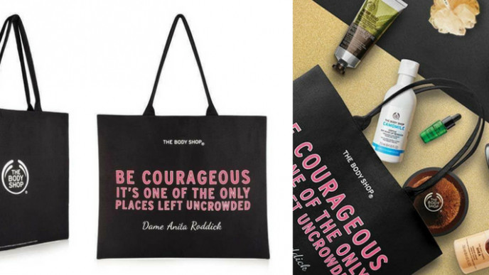 Filled Tote Bag $40 ($120 Value) @ Body Shop