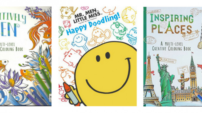 30% off Colouring Books + Pencil Crayons for $1.25