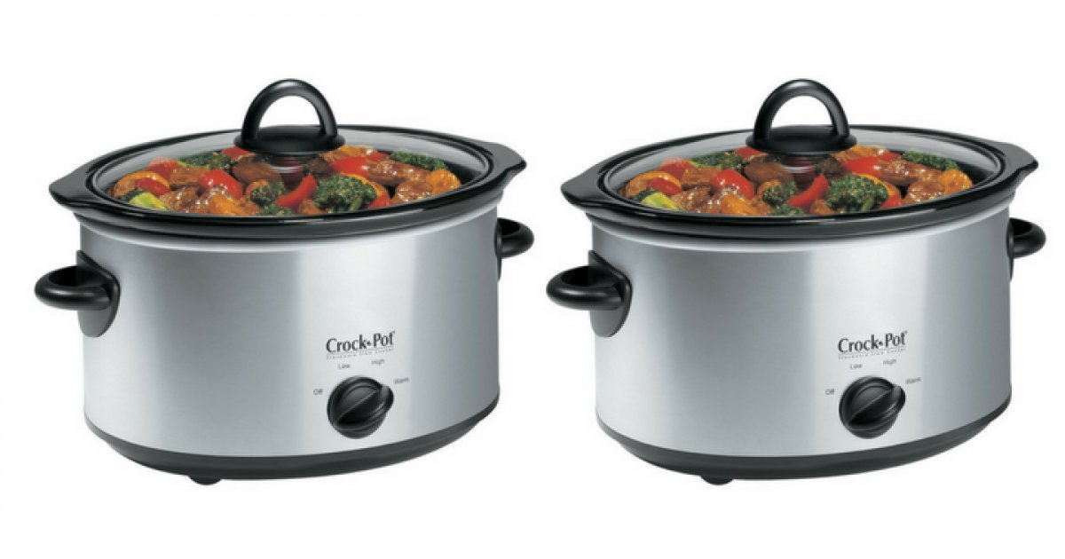 CrockPot 4 Qt Stainless Steel Slow Cooker 18