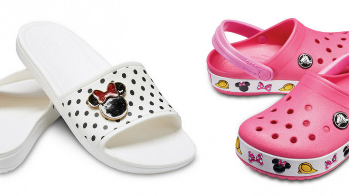 crocs women's kadee minnie mouse slingback
