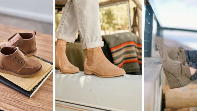 Extra 30% off Sale Boots from $33.59 @ TOMS 