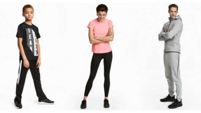 20% off Sportswear & Free Shipping @ H&M