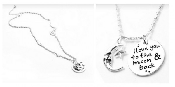 I Love You to the Moon and Back Necklace $14 Shipped