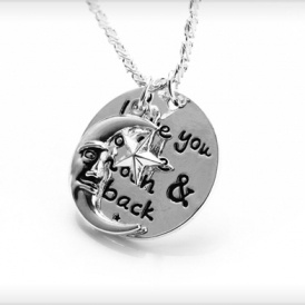 I Love You to the Moon and Back Necklace $14