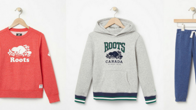 BOGO 50% off Kids' and Baby Clothes @ Roots Canada