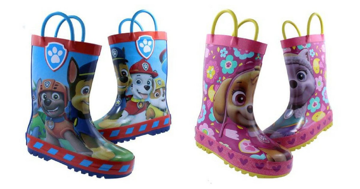 paw patrol rain boots canada
