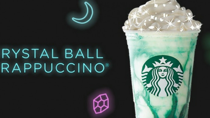 New Crystal Ball Frappuccino @ Starbucks Canada