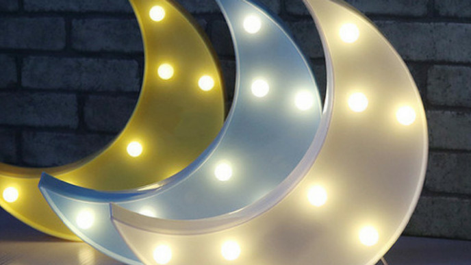 Tickos LED Moon Night Light $12.99 Shipped