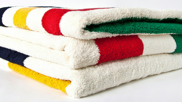 HBC Stripe Throws & Towels on Sale for $25 Each