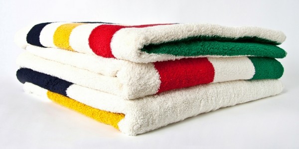 HBC Stripe Throws & Towels on Sale for $25 Each