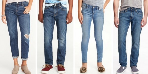 Up to 50% off Jeans from $10 @ Old Navy Canada