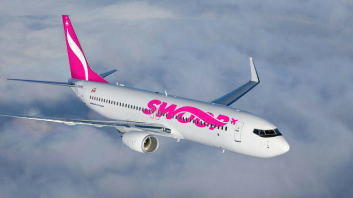 One-Way Domestic Flights from $39 @ Swoop Airlines