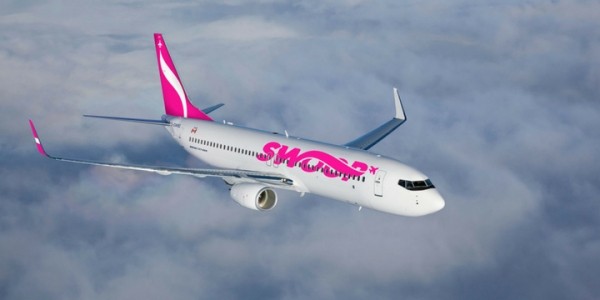 One-Way Domestic Flights from $39 @ Swoop Airlines