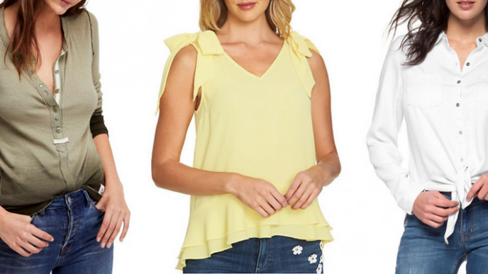 50% off Women's Tops Today Only @ The Bay