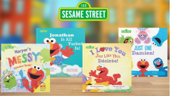 Up to 55% off Personalized Sesame Street Books