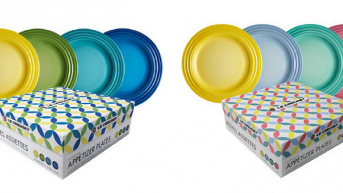 50% off Le Creuset Four-Piece Appetizer Plate Set