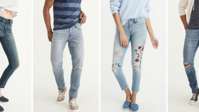 50% off Jeans from $33.60 @ Abercrombie & Fitch