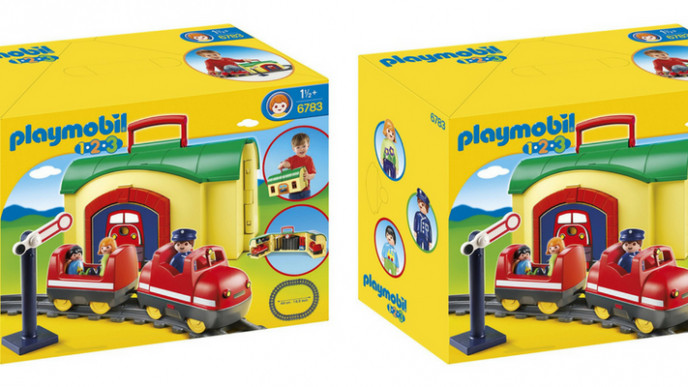 67% off Playmobil 1.2.3. My Take Along Train Playset