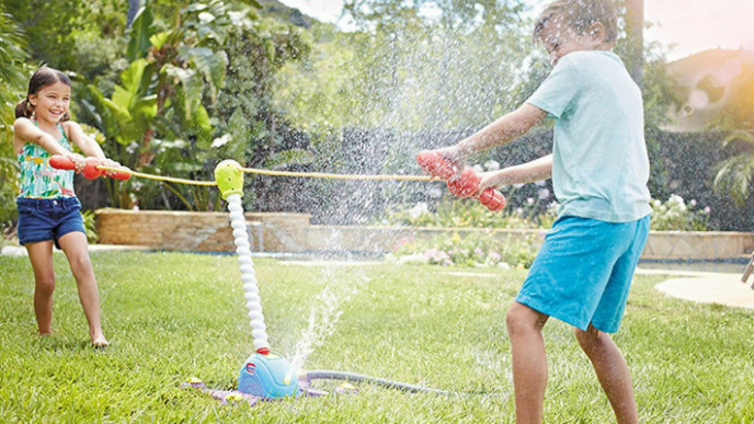 Little Tikes Splash Face Tug-of-War Sprinkler $25