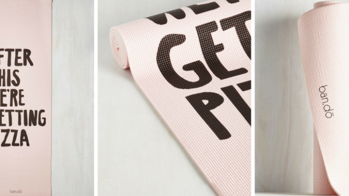 After This We're Getting Pizza Yoga Mat $22.05 CAD