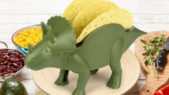 TriceraTACO Dinosaur Taco Holder on Sale for $9.71