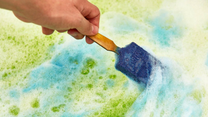 These New LUSH Bubble Brushes Turn Baths into Art