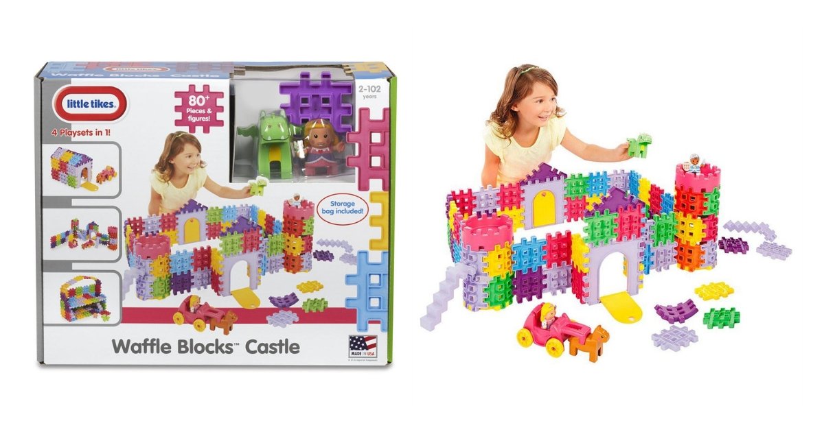 52 off Little Tikes Waffle Blocks Castle Set