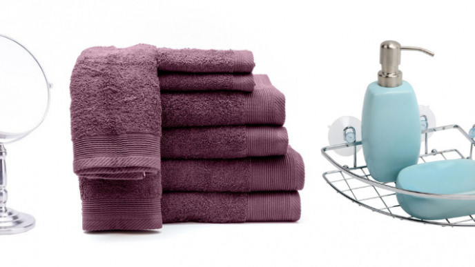 Up to 50% off Bath Towels, Furniture & Accessories