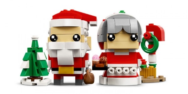 There's a Mr. & Mrs. Claus LEGO BrickHeadz Set!