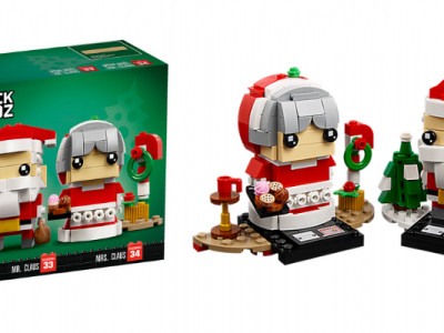 $5 off Mr.& Mrs. Claus BrickHeadz