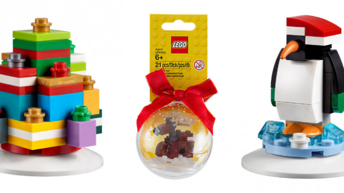 LEGO Holiday Ornaments in Stock Now from $7.99