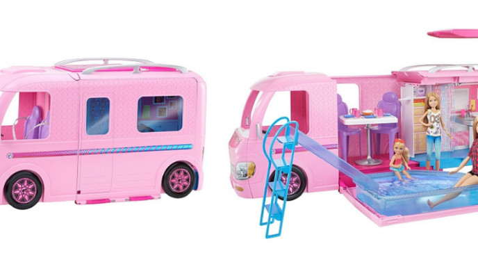 cheapest barbie camper van