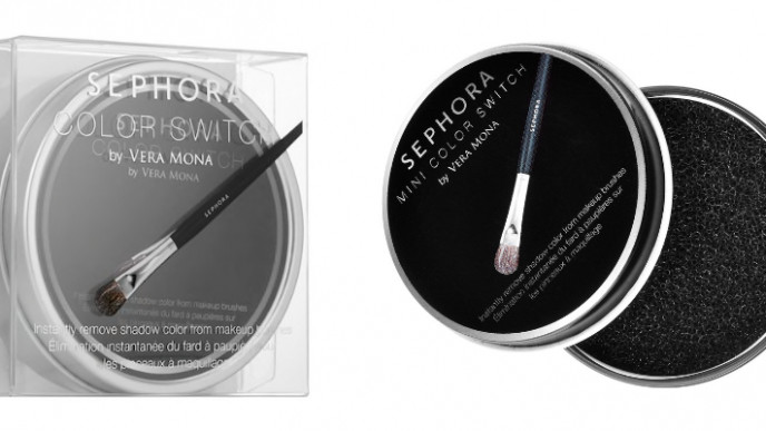 This Sponge Cleans Makeup Brushes Without Water