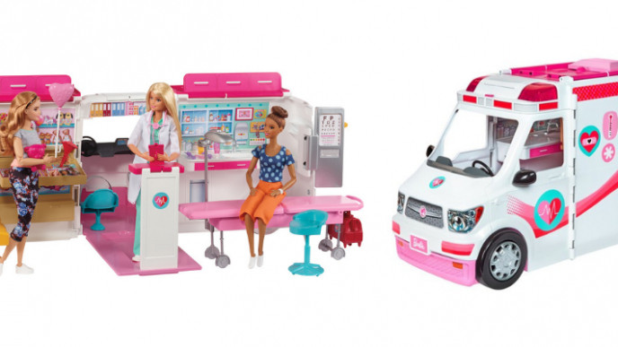 barbie care clinic vehicle walmart