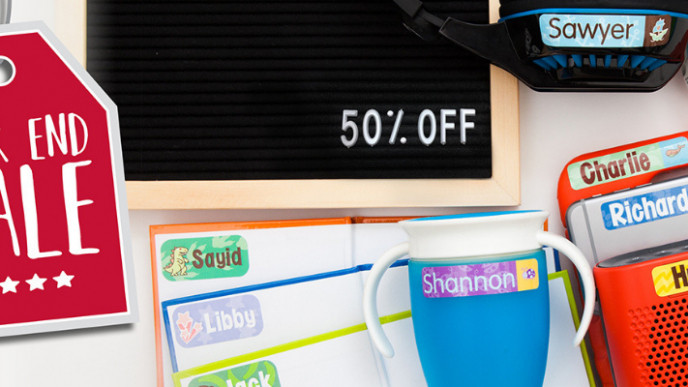 50% off Year-End Clearout Sale @ Mabel's Labels