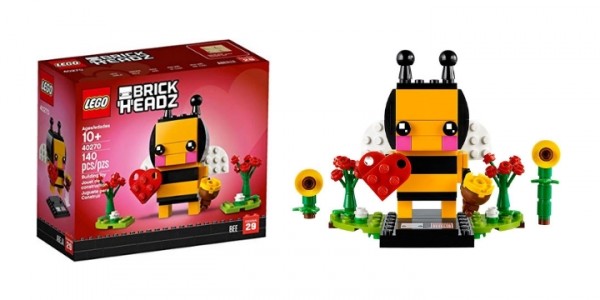 LEGO BrickHeadz Valentine's Bee on Sale for $9.09