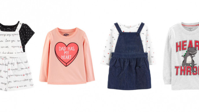 Valentine's Day Styles on Sale from $5 @ Carter's