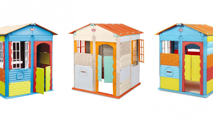 little tikes build house
