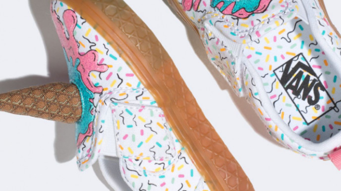 Vans Toddler Ice Cream Asher V Sneakers $50 Shipped