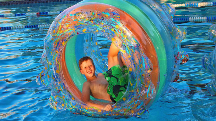 Party Wheel Inflatable Water Roller $47.99 @ Mastermind Toys