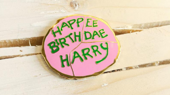 Harry Potter Birthday Pin $10.20 Shipped