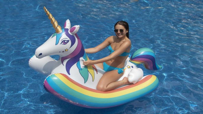 Unicorn Rocker Ride-On Pool Float $59.57 Shipped @ Pool Supplies Canada